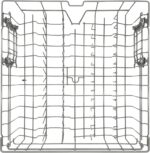 DD82-01385A DD82-01385B Dishwasher Higher/Heart Dishrack Meeting Dish... - Image 4