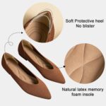 Girls's Flats Footwear Pointed Toe Knit Ballet Comfy Dressy Slip On... - Image 3