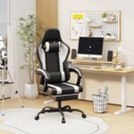 Gaming Chair with Footrest and Therapeutic massage Lumbar Help, Top Adjustab... - Image 6