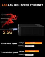 Beelink Mini PC, AMD Ryzen 5 5500U(6C/12T, As much as 4.0GHz), 16GB DDR4 RA... - Image 4