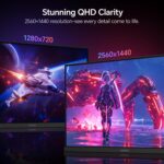 KOORUI Gaming Monitor, 27" Quick IPS Laptop Monitor, 320Hz QHD HDR400... - Image 5