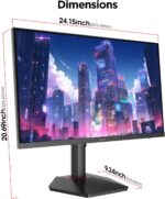KOORUI Gaming Monitor, 27" Quick IPS Laptop Monitor, 320Hz QHD HDR400... - Image 10