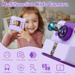 Nreonrick Children Digital camera Prompt Print, Selfie Digital Prompt Cameras, R... - Image 4