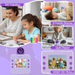 Nreonrick Children Digital camera Prompt Print, Selfie Digital Prompt Cameras, R... - Image 5