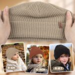 Bebila Child Beanie Toddler Toddler Winter Hats Knit Heat Caps for Boys ... - Image 4