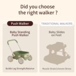 PULA Child Push Walker with Wheels Toddler Wagon for First Learner Child... - Image 4