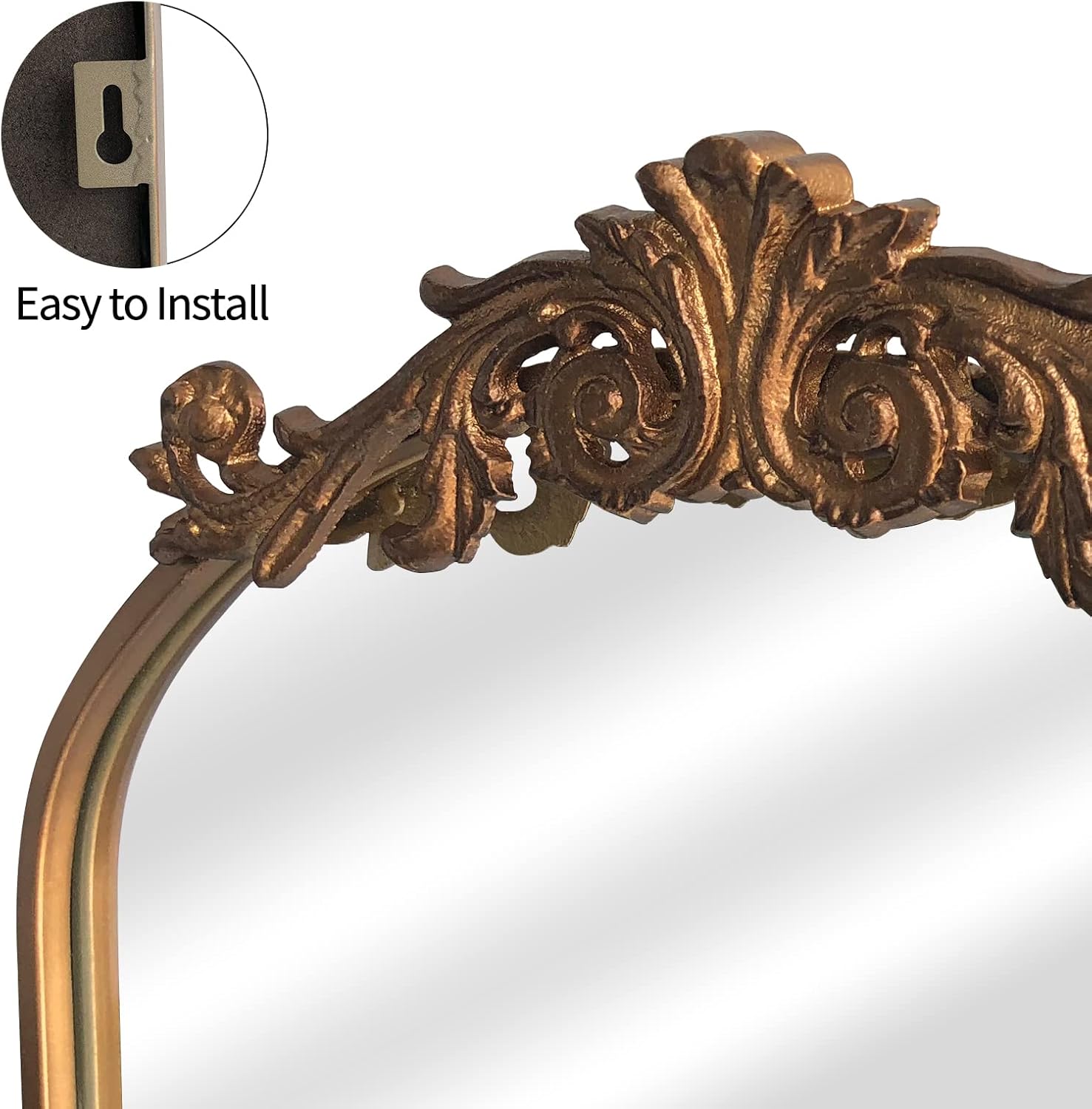 Wall Mirror Window Ornamental Conventional Classic Ornate Baroque Mirro... - Image 7