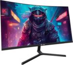 CRUA 24 Inch Curved Gaming Monitor, 144hz/165hz FHD 1080P Frameless Co... - Image 3