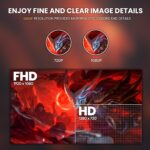 CRUA 24 Inch Curved Gaming Monitor, 144hz/165hz FHD 1080P Frameless Co... - Image 6