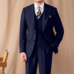 Go well with for Males Wedding ceremony Slim Match 3 Piece Set Blazer Jacket Vest Pants Tux... - Image 4