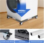 Nefish Washer Dolly Adjustable Mini Fridge Stand Washing Machine Stand... - Image 8