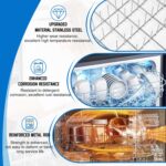 Upgraded W10311986 W10380384 Dishwasher Rack, W11158802 Dishwasher Low... - Image 5