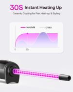 Wavytalk 3/8 Inch Small Curling Iron Wand for Brief & Lengthy Hair, Ceram... - Image 3
