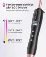 Wavytalk 3/8 Inch Small Curling Iron Wand for Brief & Lengthy Hair, Ceram... - Image 4