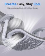 Ergonomic Workplace Desk Chair, Snug Laptop Gaming Chair, Breath... - Image 5