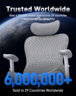 Ergonomic Workplace Desk Chair, Snug Laptop Gaming Chair, Breath... - Image 8