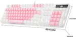 MageGee Mechanical Gaming Keyboard, New Upgraded Blue Swap 104 Keys ... - Image 3