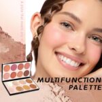 16 Colours Blush Contour Highlighter Make-up Palette, All-in-One Shimmer... - Image 3