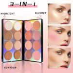 16 Colours Blush Contour Highlighter Make-up Palette, All-in-One Shimmer... - Image 4