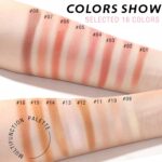 16 Colours Blush Contour Highlighter Make-up Palette, All-in-One Shimmer... - Image 5