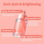 Niacinamide Serum Darkish Spot Corrector with Fermented Strawberry Juice ... - Image 6