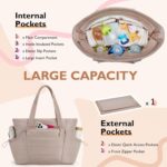 mommore Diaper Bag Tote with Stroller Organizer Puffer Bag Giant Capac... - Image 4