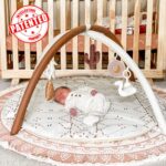 Tummy Time Exercise Mat, Macrame Child Play Gymnasium Mat with 6 Removable T... - Image 6