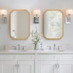 WallBeyond 20" x 30" Wooden Mirror Rounded Nook Arch Wall Mirror with ... - Image 5