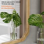 WallBeyond 20" x 30" Wooden Mirror Rounded Nook Arch Wall Mirror with ... - Image 8