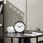5.1" Desk Clock,Small Retro Desk Clock Battery Operated,Slient Metallic T... - Image 5