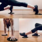 Laser Sports activities Twin Sided Train Gliding Disc - Core Sliders and 4 Res... - Image 4