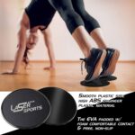 Laser Sports activities Twin Sided Train Gliding Disc - Core Sliders and 4 Res... - Image 8