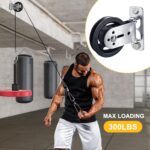 Cable Pulley Wheel System Wall Mounted：180° Rotation Silent Cable Fitness center ... - Image 3