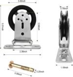 Cable Pulley Wheel System Wall Mounted：180° Rotation Silent Cable Fitness center ... - Image 5