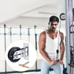 Cable Pulley Wheel System Wall Mounted：180° Rotation Silent Cable Fitness center ... - Image 7