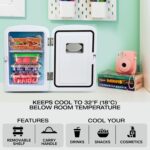 Koolatron Mini Fridge - Fridge for Bed room Workplace, Moveable Tabl... - Image 5