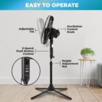 Consolation Zone Electrical Oscillating Pedestal Fan, Stand Fan, 16 inch, 3 ... - Image 7