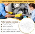 UPGRADED 808602302 Dishwasher Decrease Rack Alternative Suitable with F... - Image 8