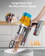 Cordless Vacuum Cleaner, 600W/50KPA, Max 70 Minutes Runtime, Self-Standin... - Image 6