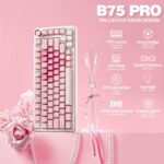 YUNZII B75 PRO Wi-fi Mechanical Keyboard,75% Format with Knob,Scorching S... - Image 3