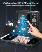 5K Digital Digicam for Images, 64MP Touchscreen WiFi Digicam with A... - Image 4