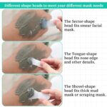 3PCS Silicone Face Masks Brushes Comfortable Facial Mud Masks Applicator Brush ... - Image 5