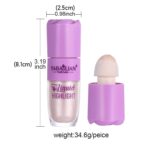 Lengthy-Lasting Liquid Highlighter - Light-weight Shimmer Glow, Waterproof... - Image 7