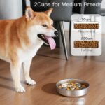 Sluggish Feeder Canine Bowl, Double Wall Meals Grade Stainless Metal, Heavy Du... - Image 4