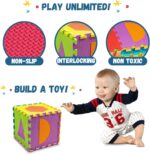 TOYVELT Foam Puzzle Flooring Mat for Children 12x12-16 Interlocking Play Mat ... - Image 7