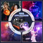 Fog Machine, Halloween Smoke Machine with Disco Ball Lights, 600W and ... - Image 7