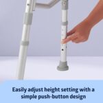 Medline Switch Bench for Bathtubs and Showers, Adjustable Bathe Ben... - Image 4