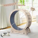 Cat Train Wheel, 33.9" Cat Operating Wheel for Indoor Cats with Quiet... - Image 7