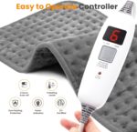 Electrical Heating Pad for Again Ache Reduction & Cramps - 6 Warmth Settings,A... - Image 3