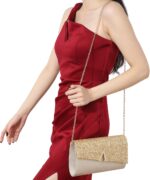 YYW 4 Items Ladies Night Purses Clutch Purse Bag with Rhinestone C... - Image 8